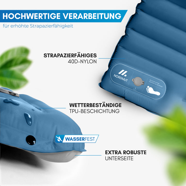 Isomatte mit Fußpumpe für 2 Personen – Vikja
