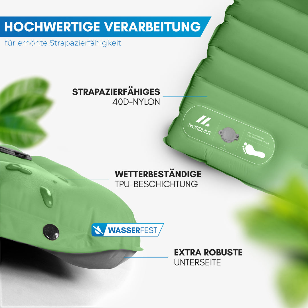 Isomatte mit Fußpumpe für 2 Personen – Vikja