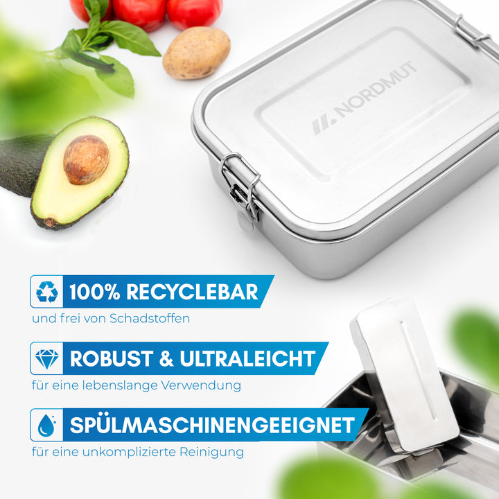 Edelstahl Lunchbox – Flekke