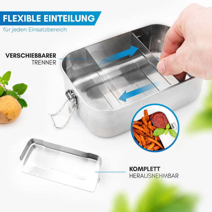 Edelstahl Lunchbox – Flekke