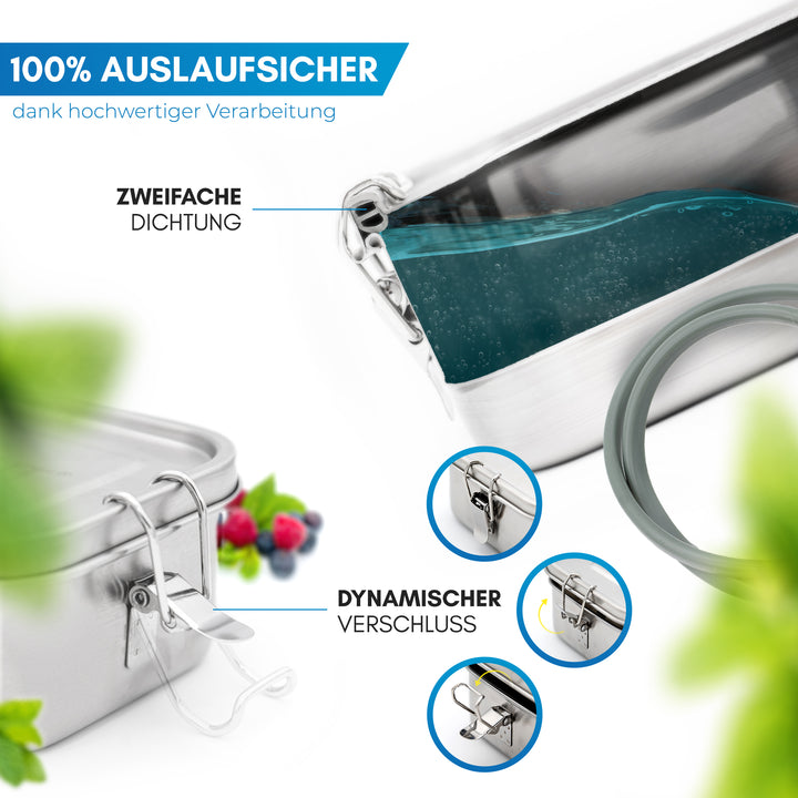 Edelstahl Lunchbox – Flekke