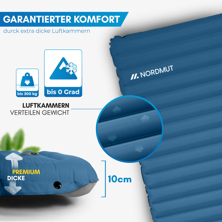 Isomatte mit Fußpumpe für 2 Personen – Vikja