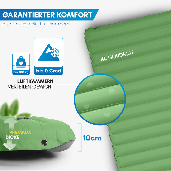 Isomatte mit Fußpumpe für 2 Personen – Vikja