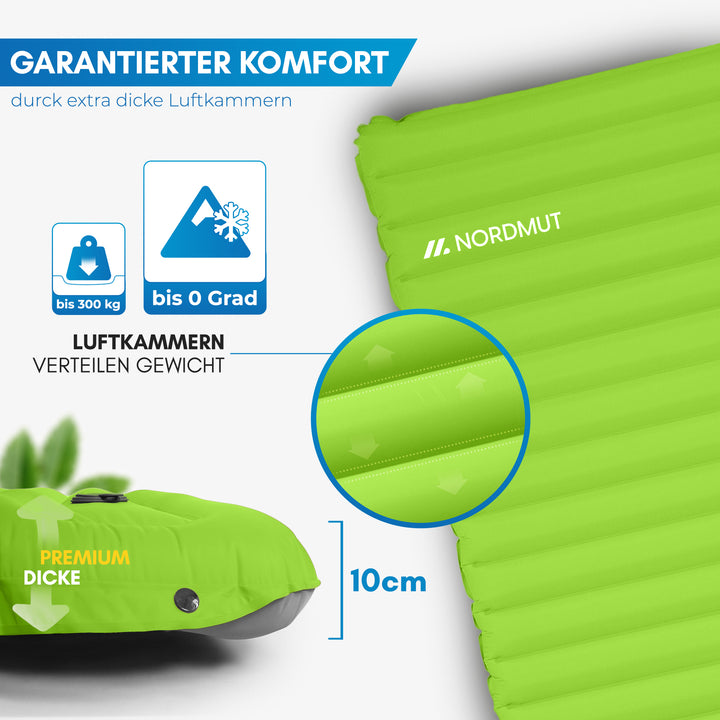 Isomatte mit Fußpumpe für 2 Personen – Vikja