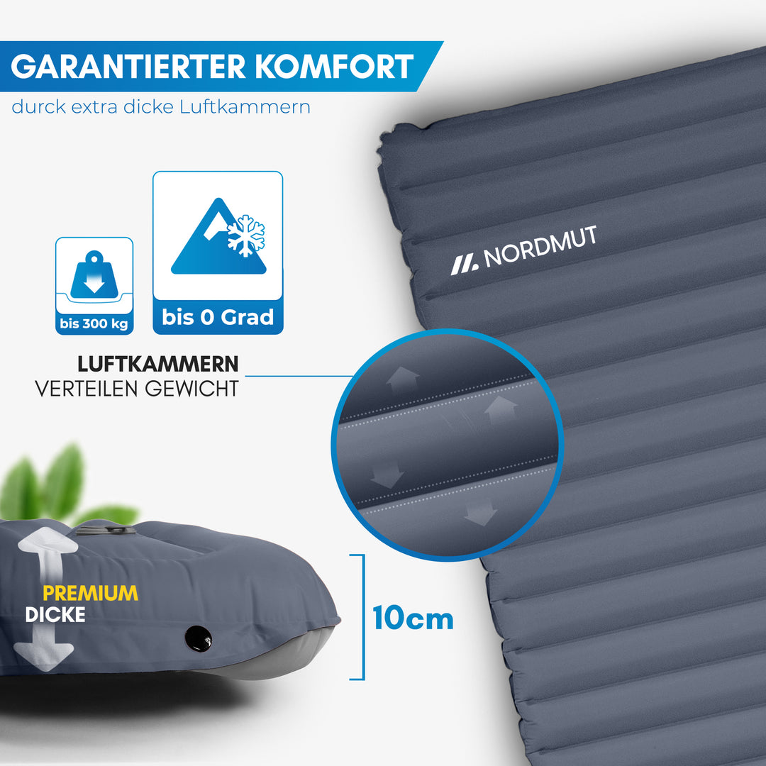 Isomatte mit Fußpumpe für 2 Personen – Vikja