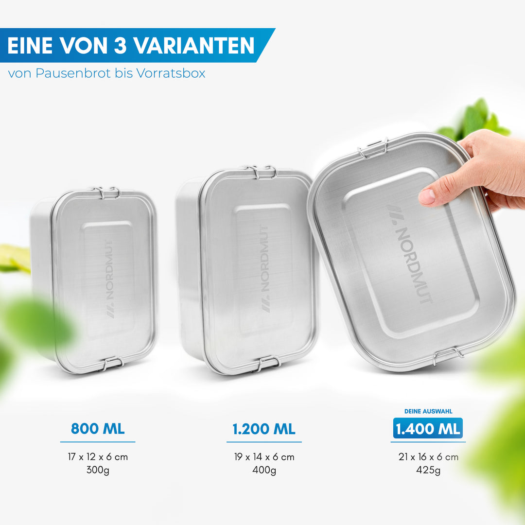 Edelstahl Lunchbox – Flekke