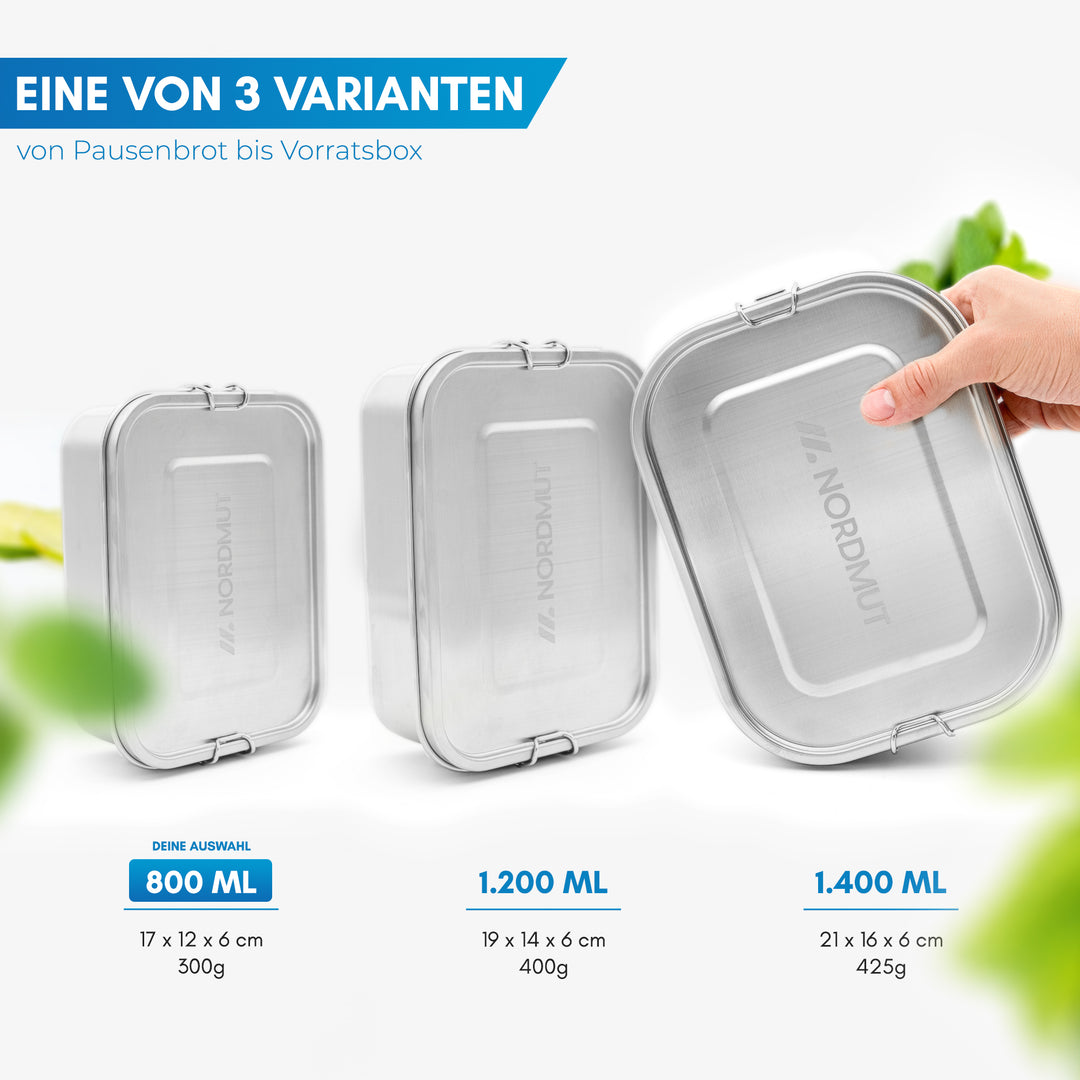 Edelstahl Lunchbox – Flekke
