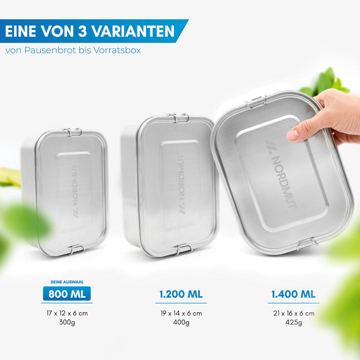 Edelstahl Lunchbox – Flekke