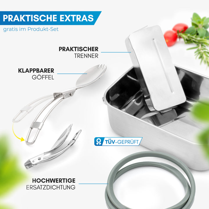Edelstahl Lunchbox – Flekke