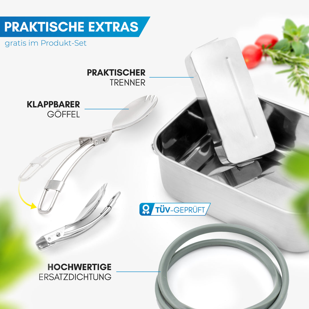 Edelstahl Lunchbox – Flekke