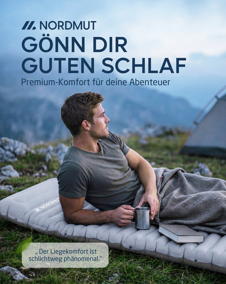 Isomatte Premium mit Fußpumpe – Veo