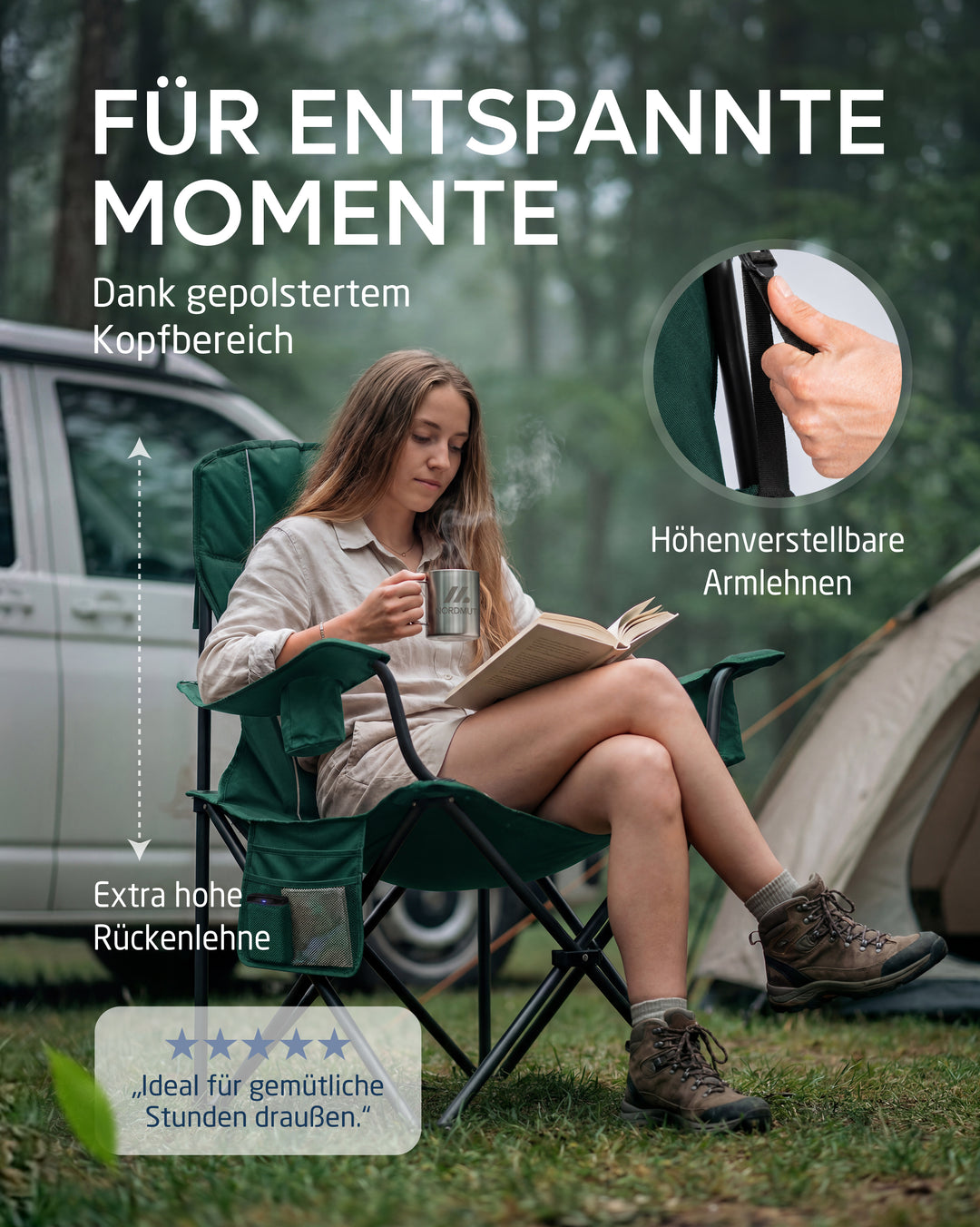 Campingstuhl XXL – Aavas