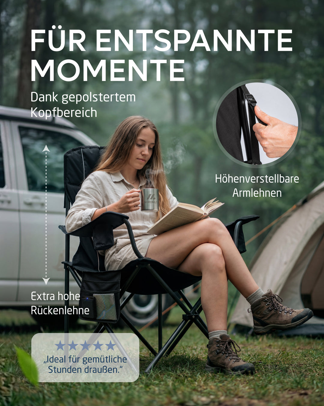 Campingstuhl XXL – Aavas