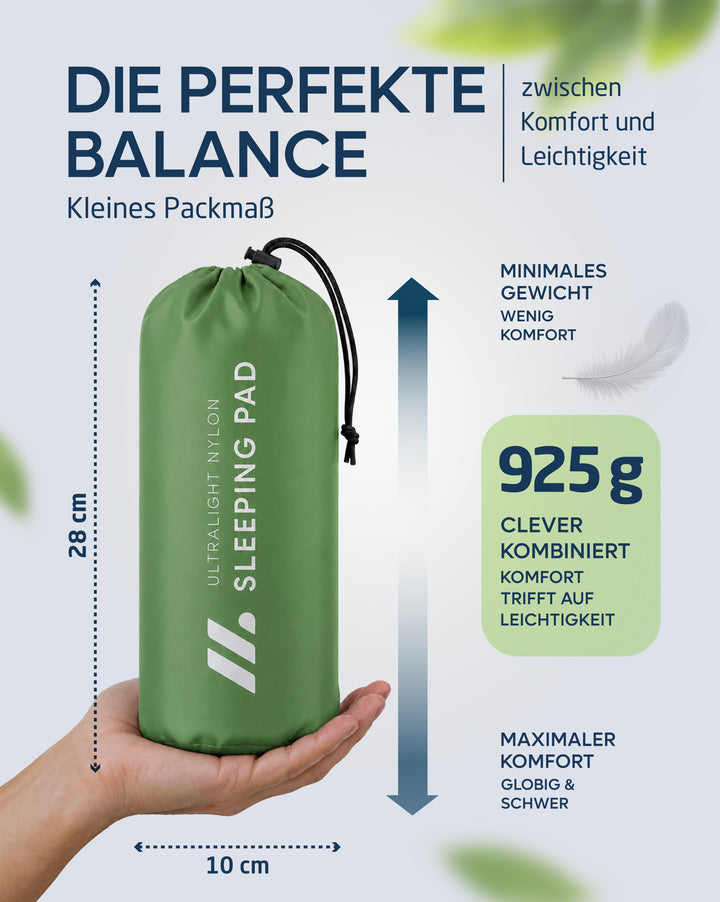 Isomatte Premium mit Fußpumpe – Veo