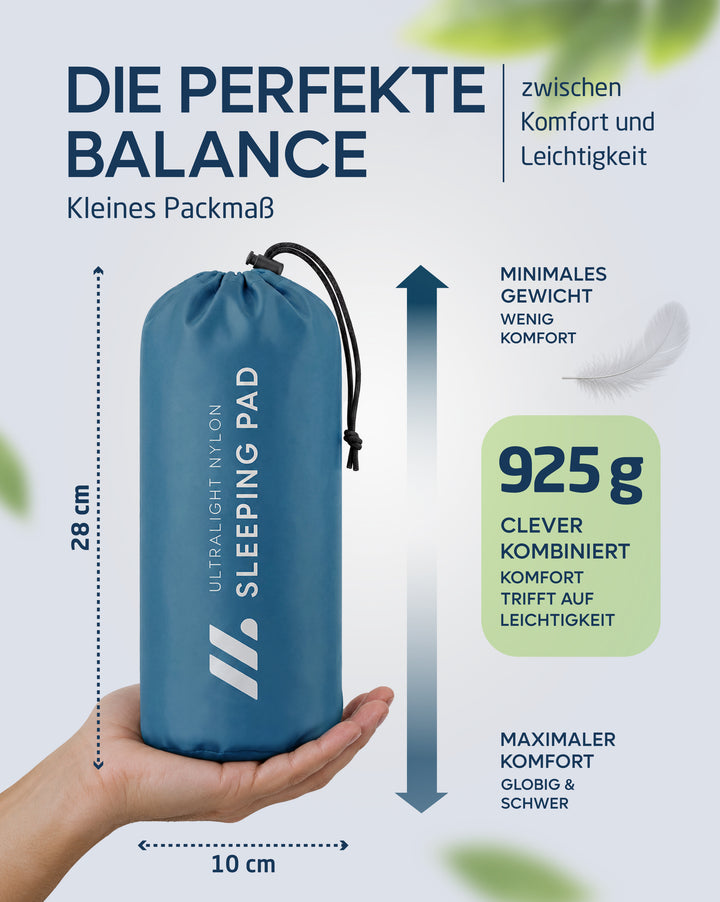 Isomatte Premium mit Fußpumpe – Veo