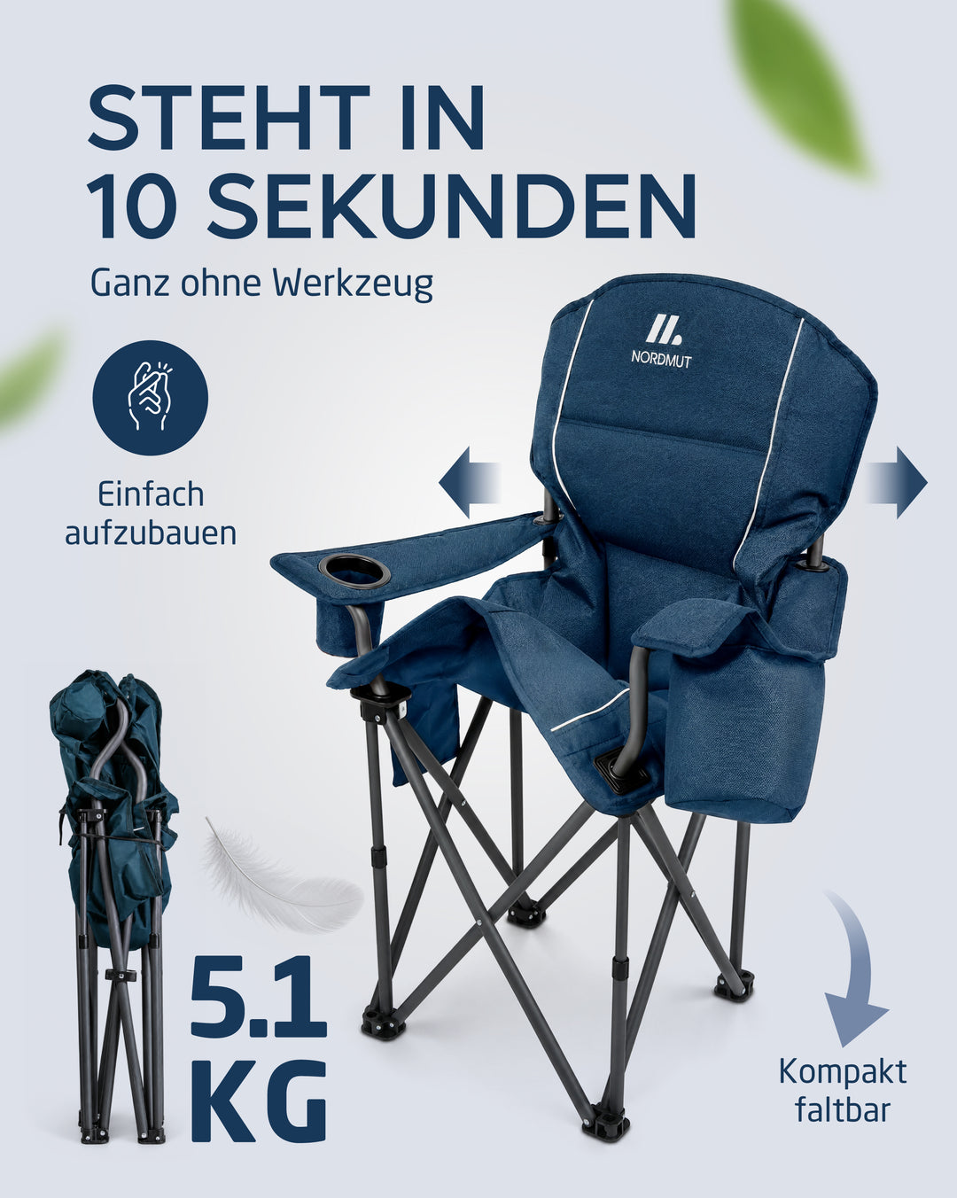 Campingstuhl XXL – Aavas