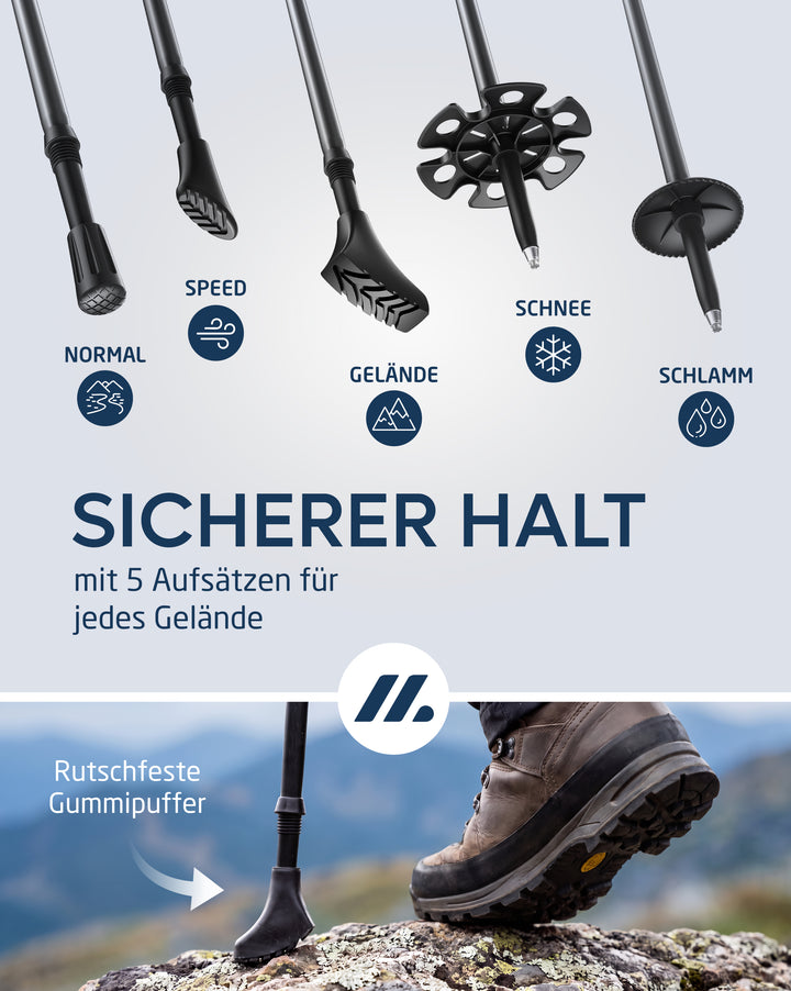 Teleskop Wanderstöcke – Kyrjka