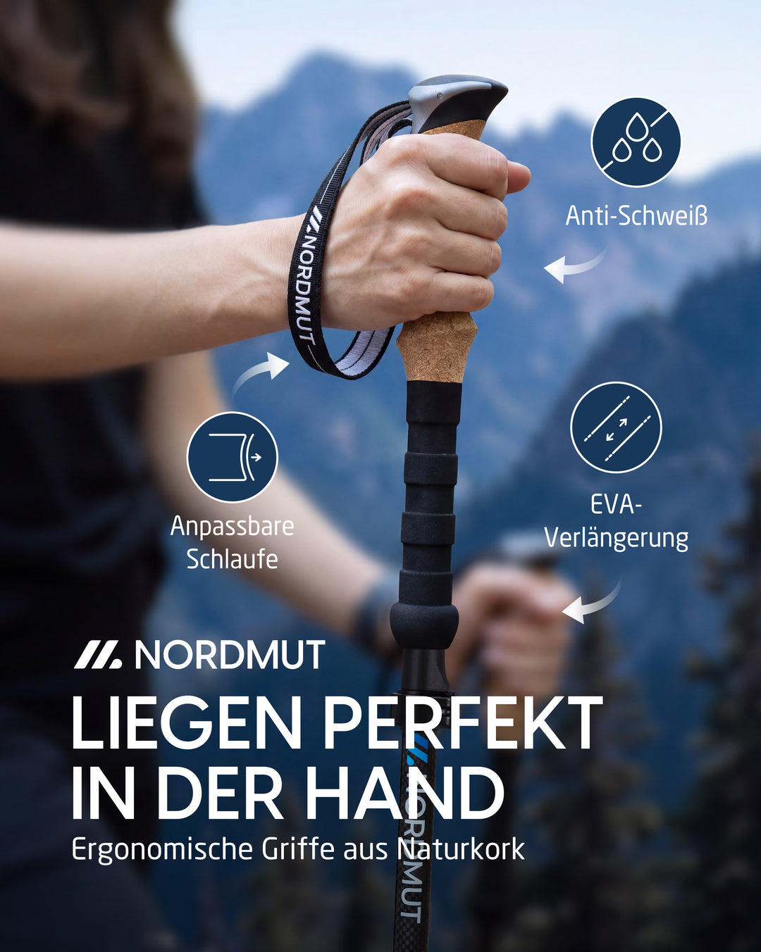Faltbare Wanderstöcke – Akka