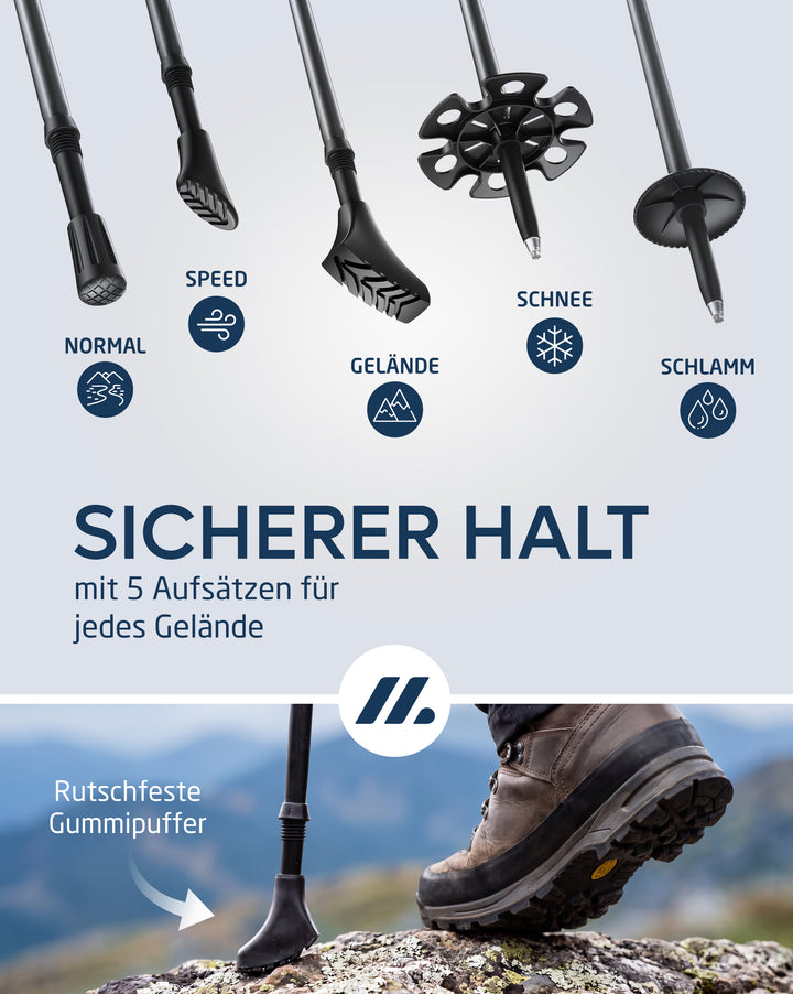 Faltbare Wanderstöcke – Akka
