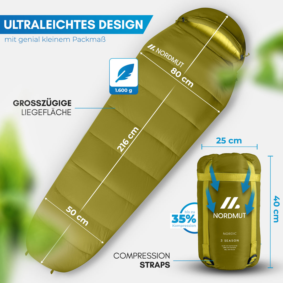 3-Jahreszeiten Schlafsack – Abisko