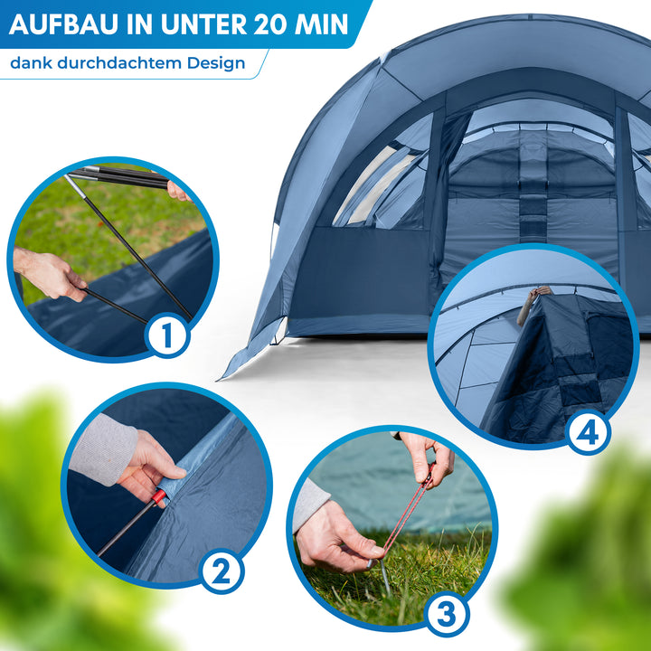 Tunnelzelt 6 Personen – Meekon