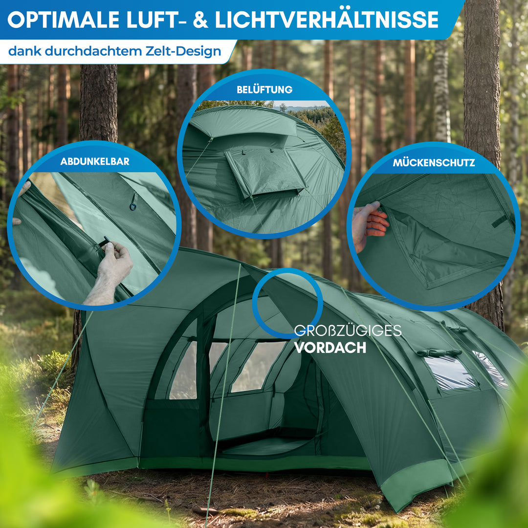 Tunnelzelt 6 Personen – Meekon