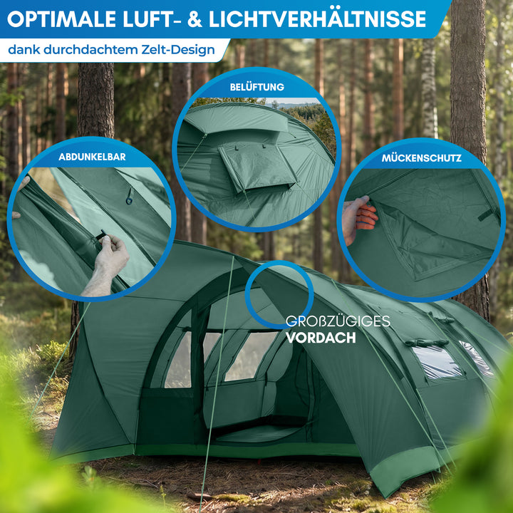 Tunnelzelt 6 Personen – Meekon