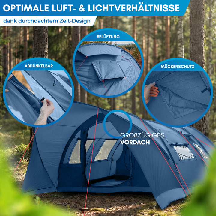 Tunnelzelt 6 Personen – Meekon