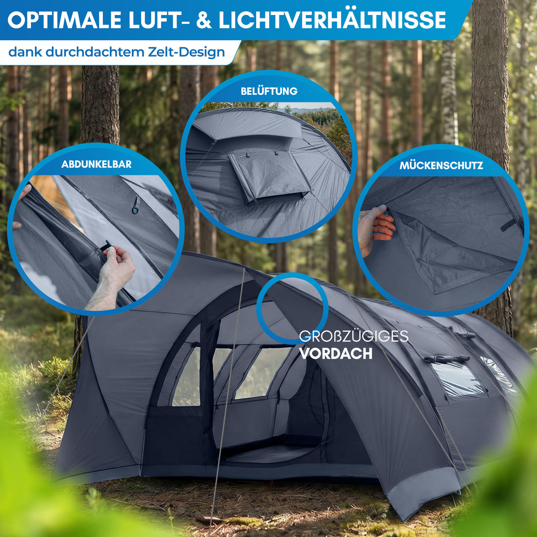 Tunnelzelt 6 Personen – Meekon